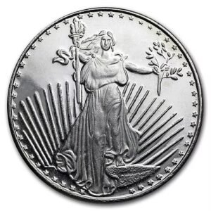 2018 1 oz Silver Round - Saint-Gaudens (SilverTowne)