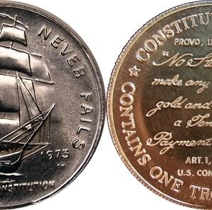 1974 Constitution Mint Silver Coin .999