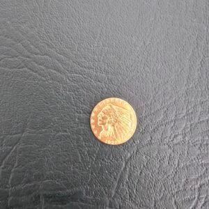 1927 Gold 2.5 Indian Head Quarter